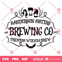 Sanderson Sisters Brewing Co Est1963 SVG PNG Sanderson Sisters SVG