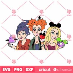 Sanderson Sisters Cream SVG Hocus Pocus Ice Cream SVG