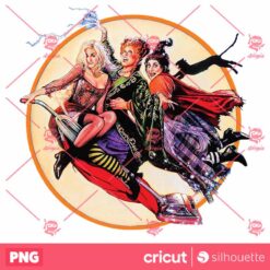 Sanderson Sisters Hocus Pocus PNG Vintage Halloween PNG