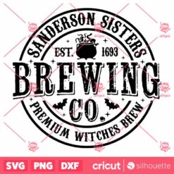 Sandersonn Sister Brewing Co SVG Halloween Witches SVG