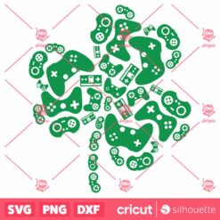 Shamrock Gaming SVG stPatricks Day SVG