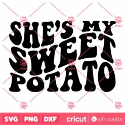 Shes My Sweet Potato Yes I Yam SVG Duo T Shirt Matching Designs SVG