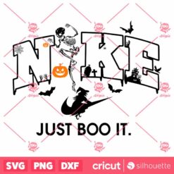 Skeleton Nike JustBoo It SVG Skeleton JustBoo It SVG