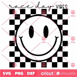 Smiley Face Racing PNG