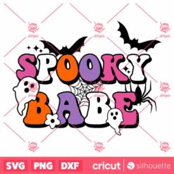 Spooky Babe SVG PNG Halloween SVG