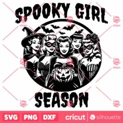 Spooky Girl Season SVG Halloween SVG