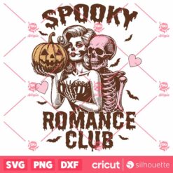 Spooky Romance Club SVG Halloween Bookish SVG