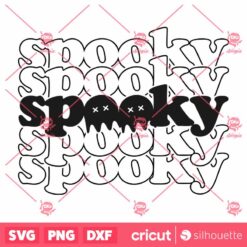 Spooky SVG Spooky Clipart Halloween SVG