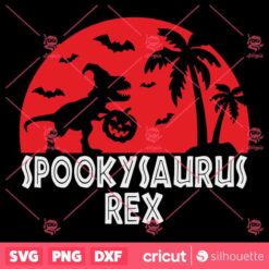 Spooky Saurus SVG Halloween SVG