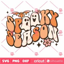 Spooky Season SVG Funny Halloween Babe T Shirt Color Design SVG