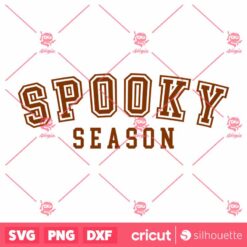 Spooky Season SVG Halloween Spooky Vibes T Shirt College Design SVG