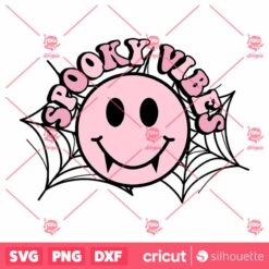 Spooky Vibes Smile Face SVG Spooky Vibes SVG