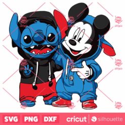 Stitch And Mickey SVG Trending SVG