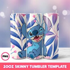 Stitch Movie Tumbler Wrap, Disney Tumbler Wrap 29, 20oz Skinny T