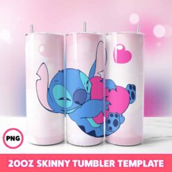 Stitch Movie Tumbler Wrap, Disney Tumbler Wrap 52, 20oz Skinny T