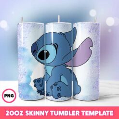 Stitch Movie Tumbler Wrap, Disney Tumbler Wrap 76, 20oz Skinny T