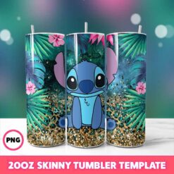 Stitch Tumbler Wrap, 20oz Skinny Tumbler Wrap