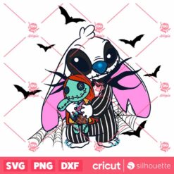 Stitch X Jack And Sally SVG Stitch SVG