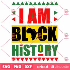 Teach I Am Black History Month SVG