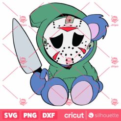 Teddy Bear X Jason Voorhees SVG Teddy Bear SVG