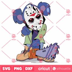 Teddy X Voorhees SVG Teddy Bear SVG