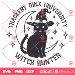 Thackery Binx University Hocus Pocus SVG