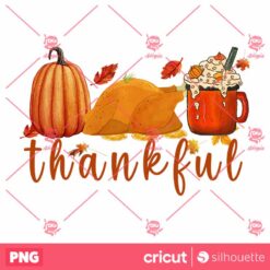 Thankful Fall Season PNG Sublimation Design