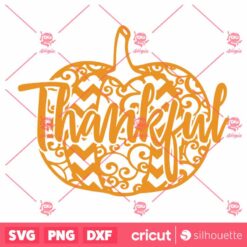 Thankful Pumkin SVG Thanksgiving SVG