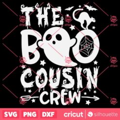 The Boo Cousin Crew SVG Halloween Family Celebration T Shirt SVG