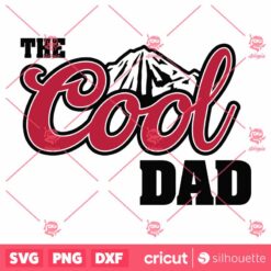 The Cool Dad SVG Fathers Day SVG