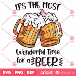 The Most Wonderful Time For A Beer SVG