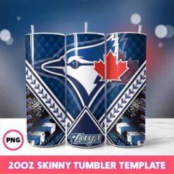 Toronto Bluejays 20oz Tumbler Wrap, 20oz Tumbler Wrap