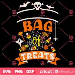 Treats Bag SVG Original Halloween Bag For Children SVG