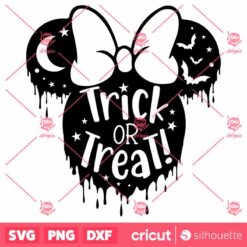 Trick Or Treat Minnie SVG Halloween SVG