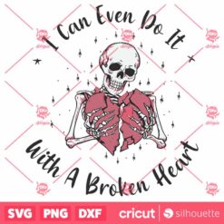 Ttpd Album I Can Even Do It With A Broken Heart SVG