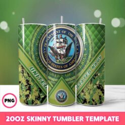 United States Navy Tumbler Wrap, 20oz Tumbler Wrap