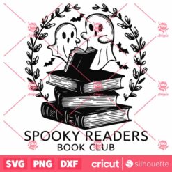 Vintage Spooky Readers Book Club SVG