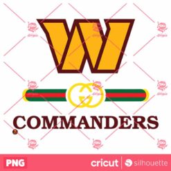 Washington Commanders Gucci Fashion Logo PNG