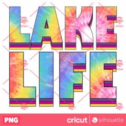 Watercolor Lake Life PNG