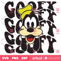 Wavy Goofy SVG PNG Cricut, Retro Family Trip SVG PNG