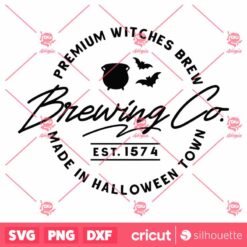 Witches Brew SVG, Halloween Witch SVG, Halloween Town SVG