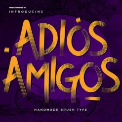 Adios Amigos Font