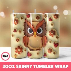 Animals 11 Tumbler Wrap, 20oz Skinny Tumbler Wrap