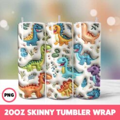 Animals 14 Tumbler Wrap, 20oz Skinny Tumbler Wrap