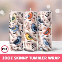 Animals 2 Tumbler Wrap, 20oz Skinny Tumbler Wrap