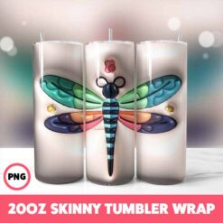 Animals 4 Tumbler Wrap, 20oz Skinny Tumbler Wrap