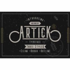 Artick Typeface Font