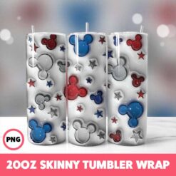 Cartoons 2 Tumbler Wrap, 20oz Skinny Tumbler Wrap