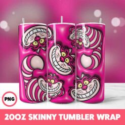 Cartoons 22 Tumbler Wrap, 20oz Skinny Tumbler Wrap