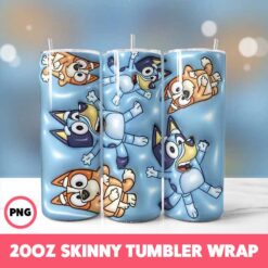 Cartoons 24 Tumbler Wrap, 20oz Skinny Tumbler Wrap